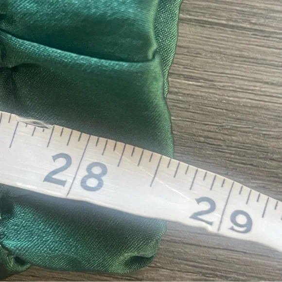 Vintage 90s Emerald Green/Gold Nylon Windbreaker Suit Women's Size Small Sporty - Picture 16 of 16